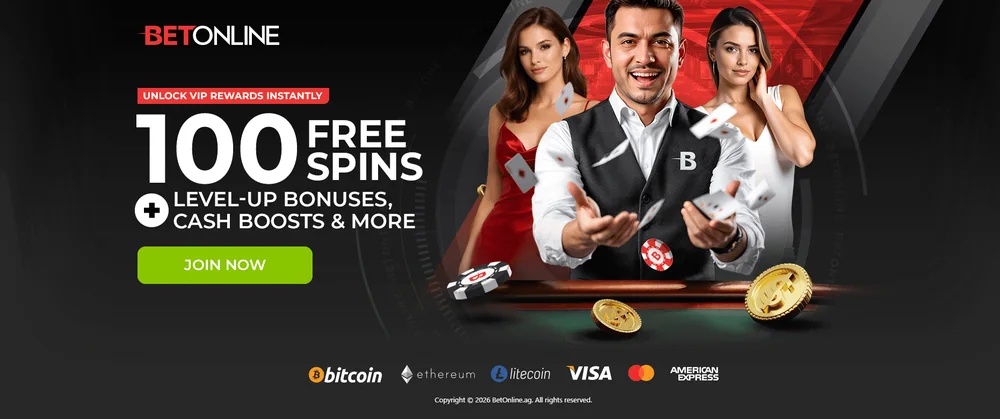 BetOnline casino site, North Carolina offer